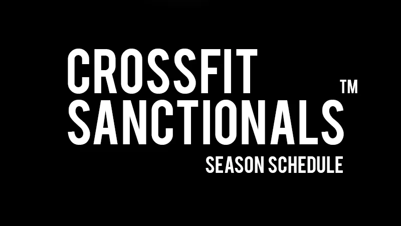 Calendario eventi CrossFit Sanctionals