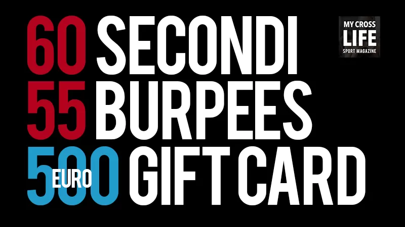 Burpees challenge - 50 Rep in un minuto e vinci una gift card da 500 euro